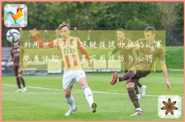 利用世界杯买球链接提升你的比赛观看体验，分享实用技巧与心得